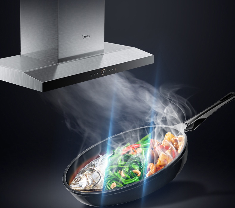 給吸油煙機配上“自動擋”?美的隨煙感CXW-150-E88評測